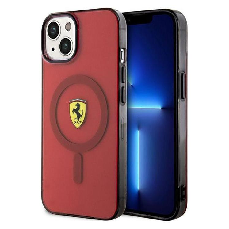Ferrari FEHMP14SURKR iPhone 14 6.1" red/red hardcase Translucent Magsafe (Apple iPhone 14) (FER000561-0)