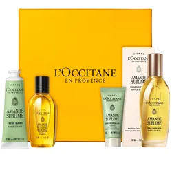 225ml L'Occitane Amande Sublime Geschenkset (Öl 100ml + Duschöl 75ml + Handcreme 30ml + Konzentrat 20ml)