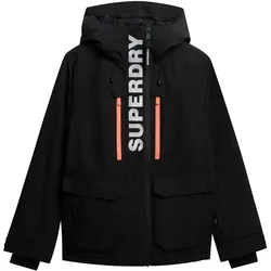 Superdry, Damen, Skijacke, Ultimate Freestyle Skijacke (L), Schwarz