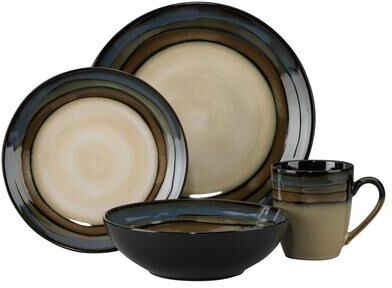 Pfaltzgraff Galaxy Stoneware 16-Piece Dinnerware Set