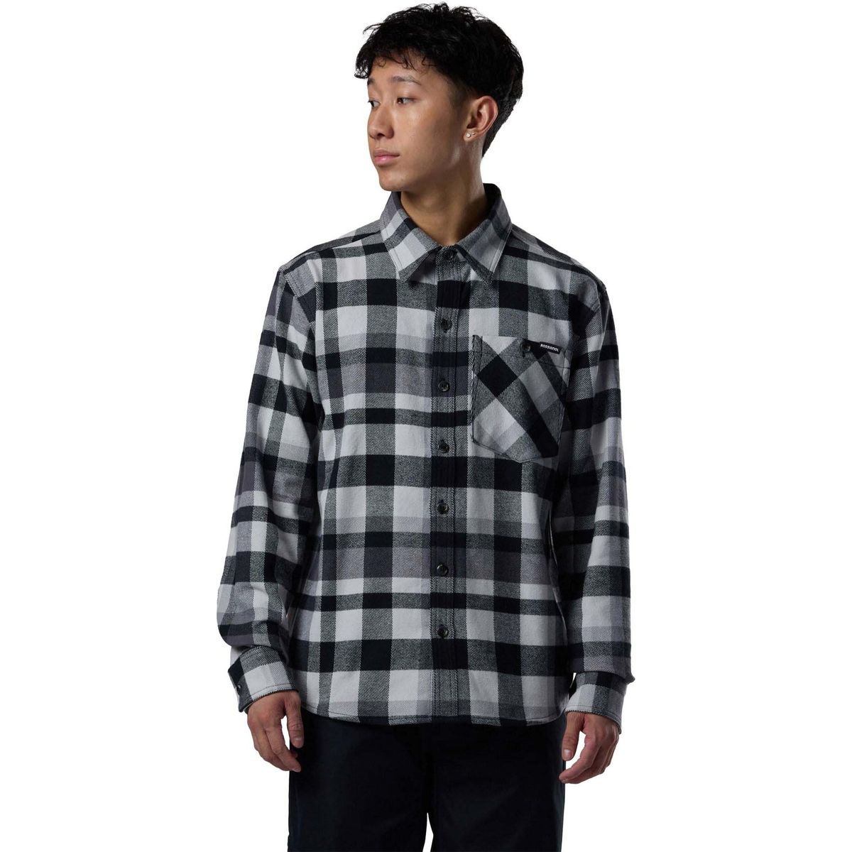 Rossignol Ranch Plaid Shirt black / white tartain (B29) M RLPMY05 B2900M