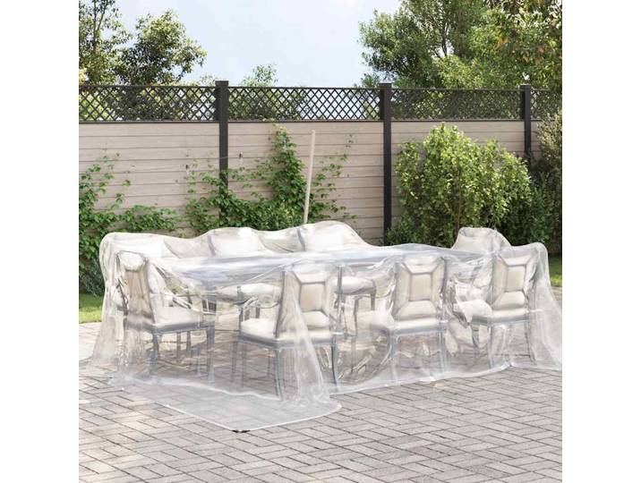 vidaXL Bâche transparente avec œillets 4x5 m polyéthylène