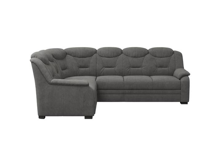 Mid.you Ecksofa, Anthrazit, Kunststoff, L-Form, 263x211 cm, Made in EU, Bettfunktion erhältlich, in den Filialen seitenverkehrt erhältlich, Wohnzimmer, Sofas & Couches, Wohnlandschaften, Ecksofas