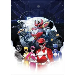 Fanattik, Bilder, Power Rangers lithographie Limited Edition 42 x 30 cm (8.50 x 7.80 cm)
