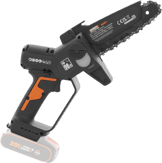 Worx WG327E.9 - Potatore manuale a batteria - 20V - SENZA BATTERIA E CARICABATTERIA