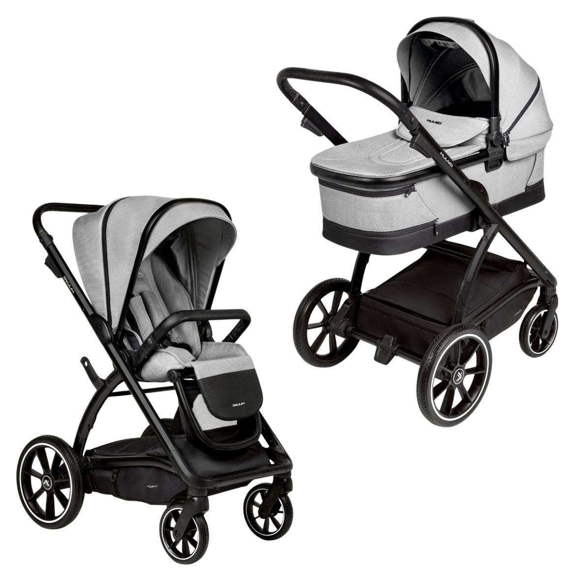 Muuvo Trick 2in1 Kombi Kinderwagen SET Steel Grey