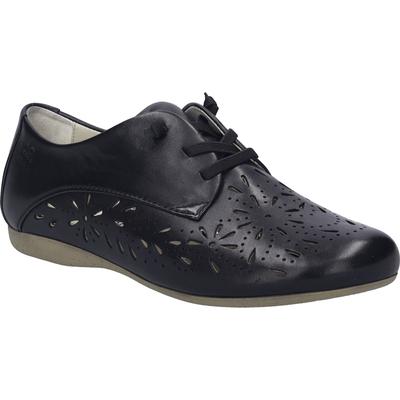 Schnürschuh JOSEF SEIBEL "Fiona 83, schwarz", Damen, Gr. 40, schwarz, Obermaterial: 100% Rindsleder Leather cow., Schuhe Schnürschuh
