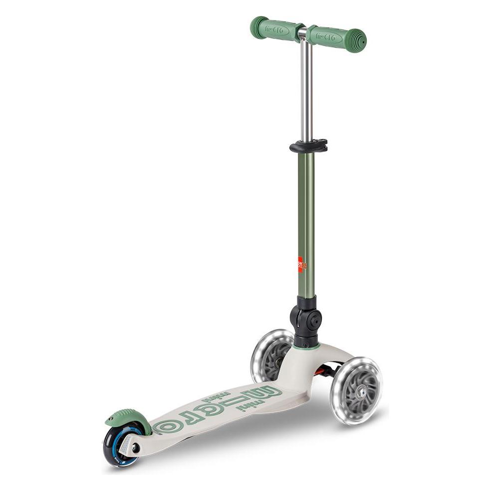 Micro Scooter Mini Deluxe Foldable ECO LED Pistachio Green (MMD399)