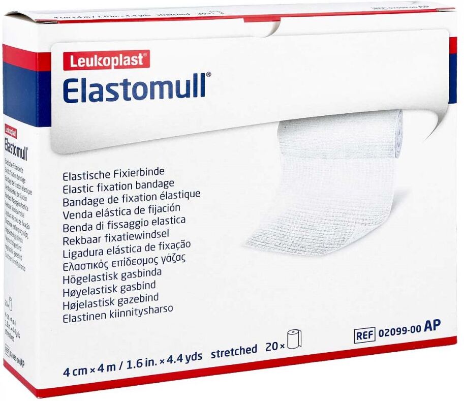 Elastomull 4 cmx4 m elastisch Fixierb.2099