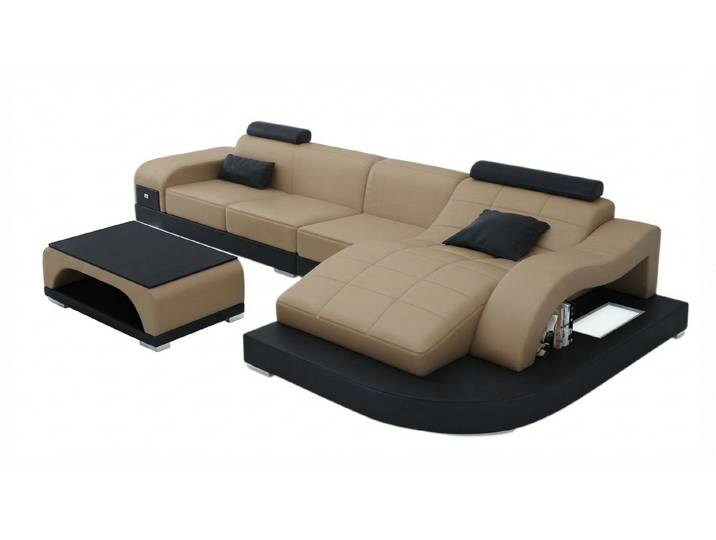 JVmoebel Ecksofa USB Polster Wohnlandschaft mit modernem Design und Komfort, Made in Europa