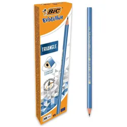 Bic, Bleistift, Dreikant-Bleistift "Evolution Triangle", H„rtegrad: HB (HB, 12x)