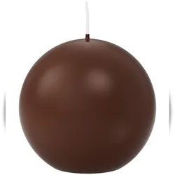 Wiedemann Kerzen Kugelkerzen Kastanie Braun Ø 70 mm, 12 Stück