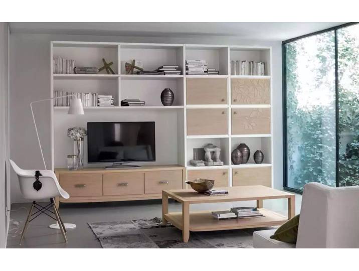 Xlmoebel TV-Schrank Wohnwand mit TV-Schrank und Couchtisch in modernem Design (TV-Schrank +TV-Ständer +Couchtisch) Hergestellt in Europa