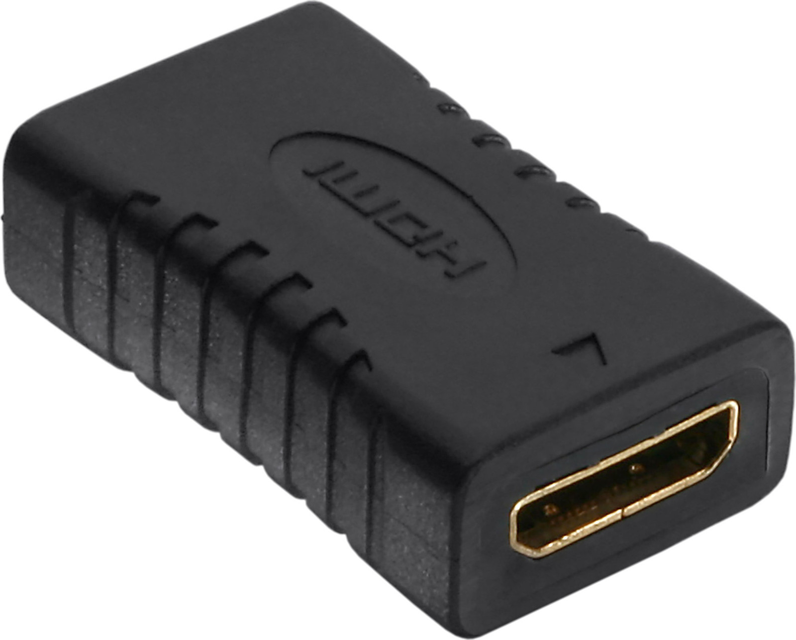 InLine 17600L HDMI Adapter Mini HDMI naar HDMI met Buchse/Buchse en e-contacten