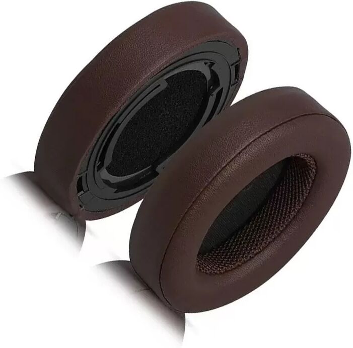 INF Coussinets d'oreille en cuir protéiné pour Shure AONIC50 Marron