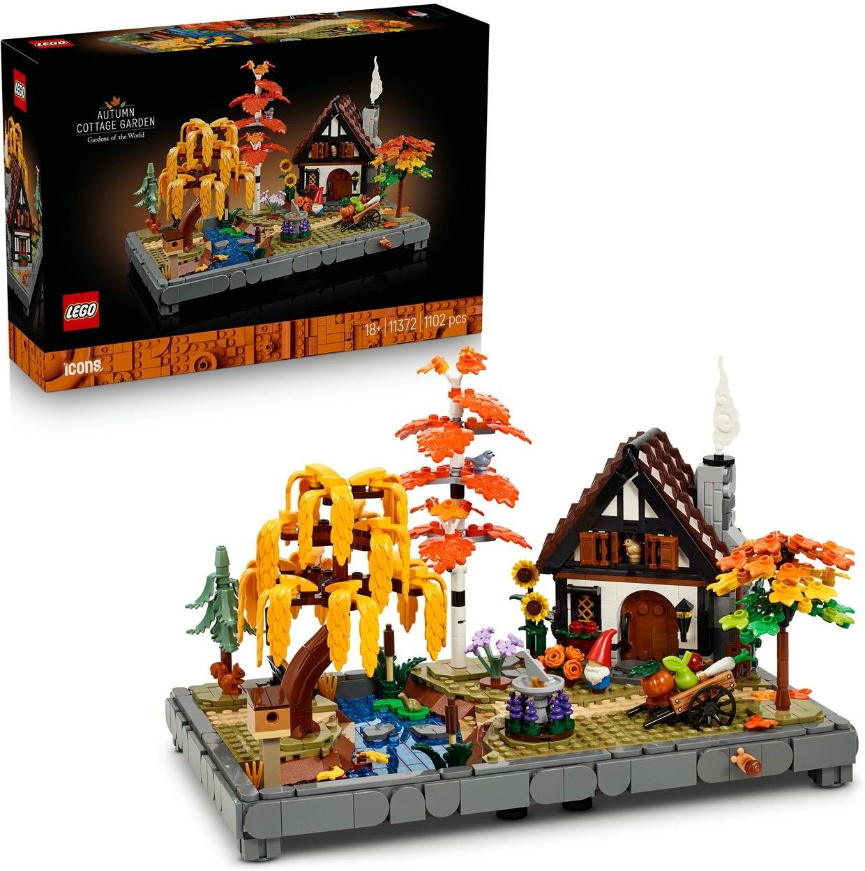Lego Icons: Autumn Cottage Garden (11372)