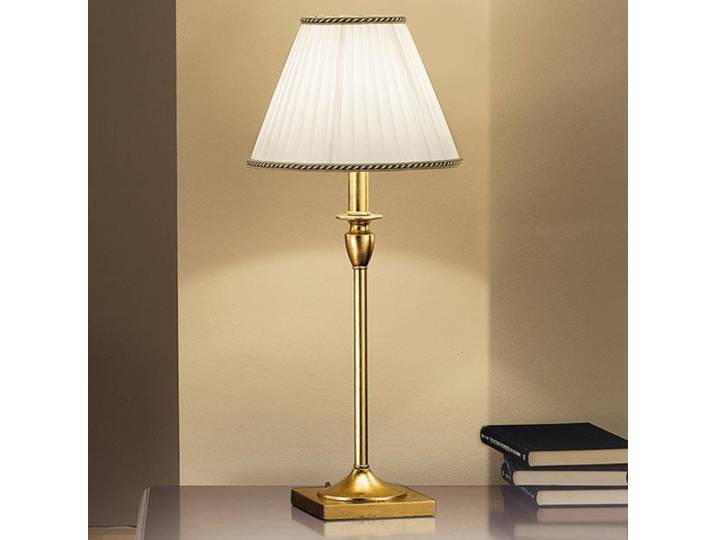 ORION Tischlampe DONATA, creme / amber, für Wohn- / Esszimmer, Kunststoff, Antik, Tischlampe