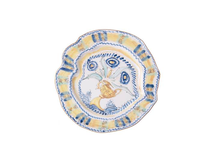 Seletti - Assiette Classic on acid - Jaune - Porcelaine fine - Designer Diesel Creative Team