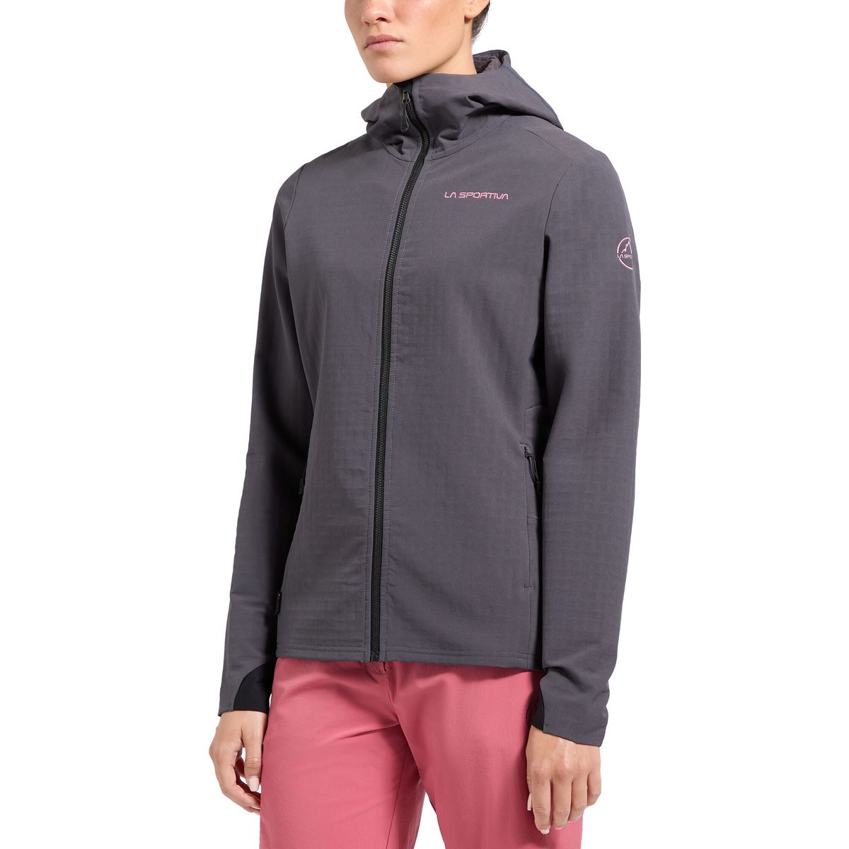 La Sportiva Descender Storm Jacket Women onyx/rosebay (G19P13) XS ZASF034G19P13XS