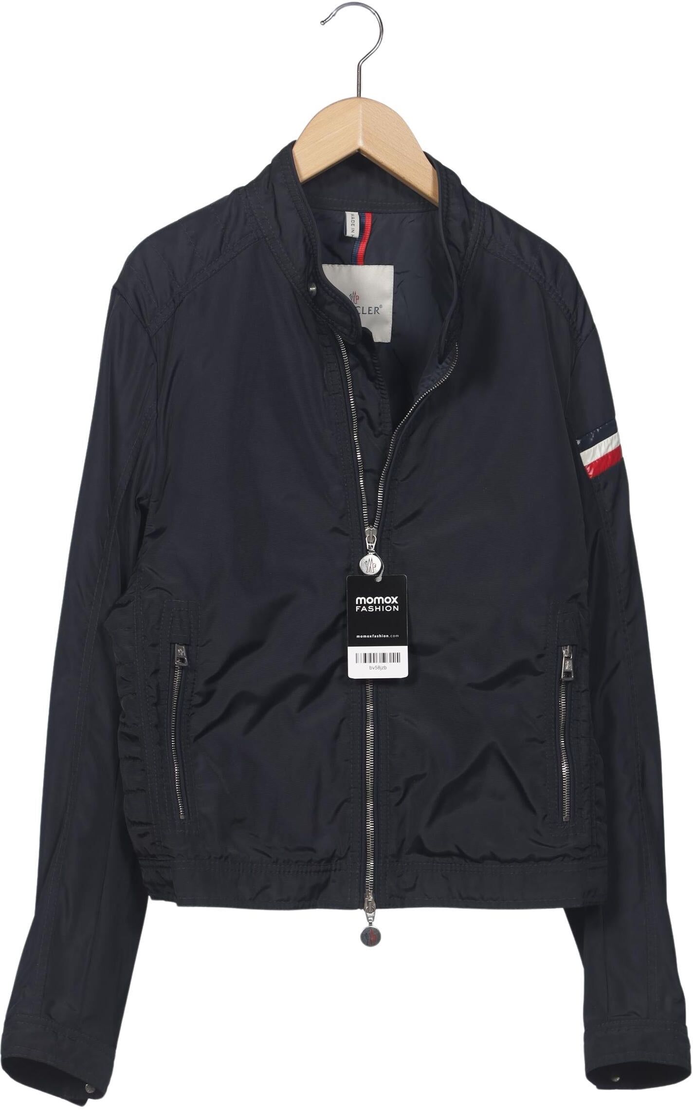 Moncler Herren Jacke, Marineblau, Gr. EU 48, Synthetik - Second Hand