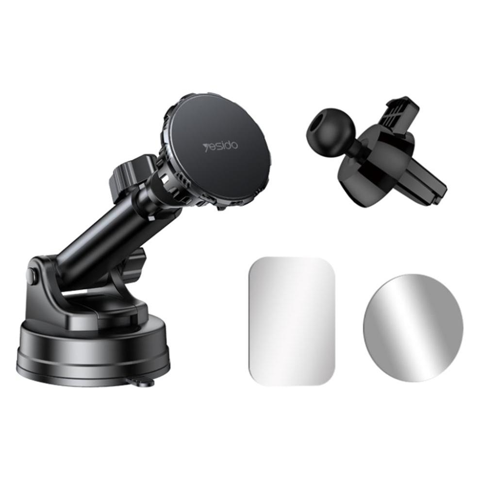 Yesido - Car Holder (C160) - for Dashboard, Air Vent, 360 Degree Multi-Angle Adjustment - Black (56342081)