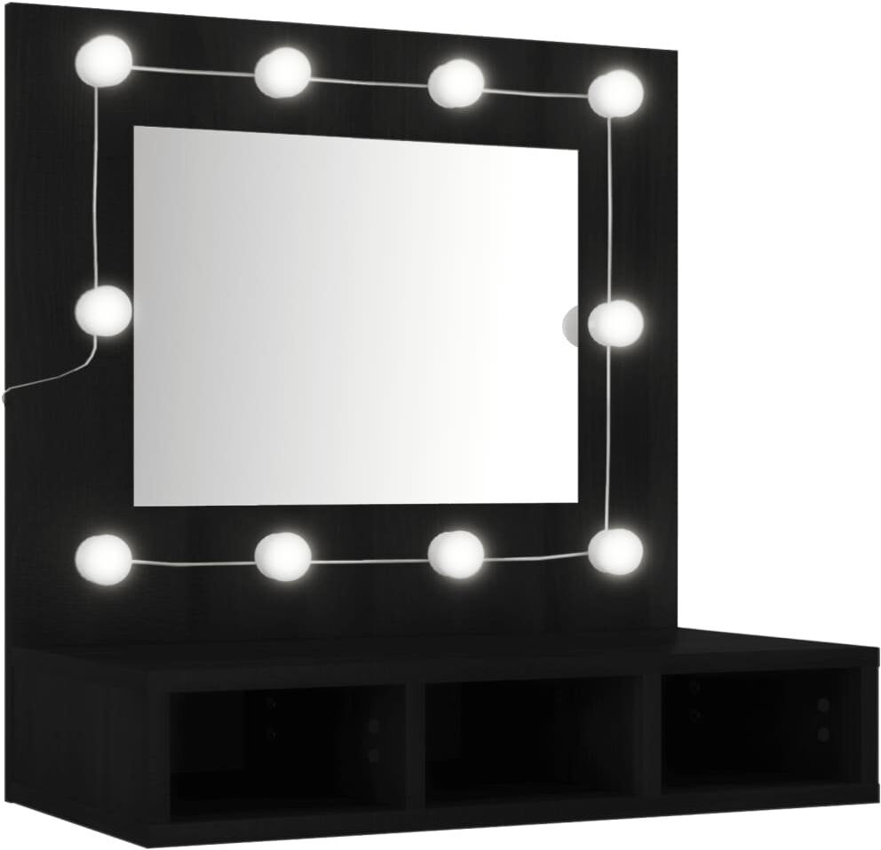 17 Stories Ruther 60mm W 62mm H Wall Mounted Required Framed Medicine Cabinet Mirror 1 Fixed Black 62mm H