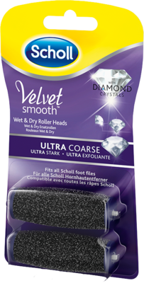 Scholl's Wellness Company GmbH SCHOLL Velvet smooth Pedi Ersatzrollen ultra stark 2 St 12725926