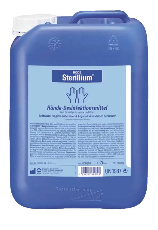 BODE Chemie GmbH & Co. KG Sterillium Händedesinfektionsmittel (5 Liter) 9800015