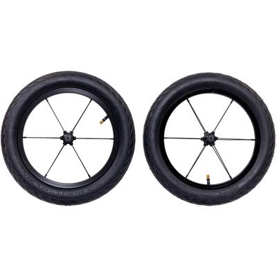 Kinderfahrzeug-Räder PUKY "DOWN-SIZE KIT 12", schwarz, Räder, Kinder, Kunststoff