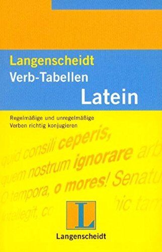 Linda Strehl - Langenscheidts Verb-Tabellen, Latein - Preis vom 10.10.2026 11:48:34 h
