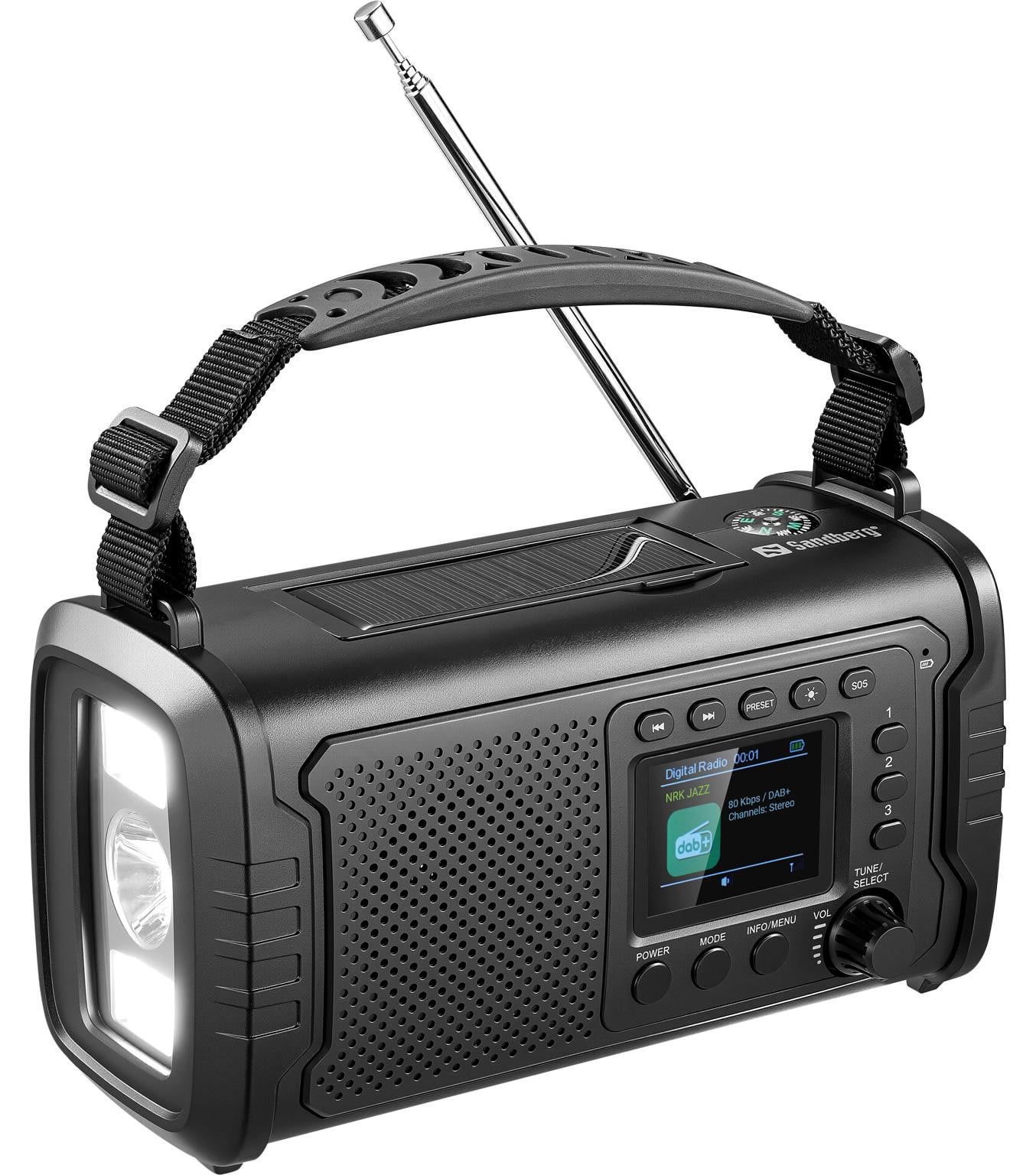 Sandberg Survivor DAB-radio alles-in-één model 20000