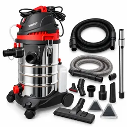 Industrie-Sprühextraktionssauger 4-in-1 WDS1430 | 4-in-1 Sauger | 1400 W mit Kupferwicklung | 30 l Edelstahlbehälter | Zwei Sprühbürsten | ONBEST