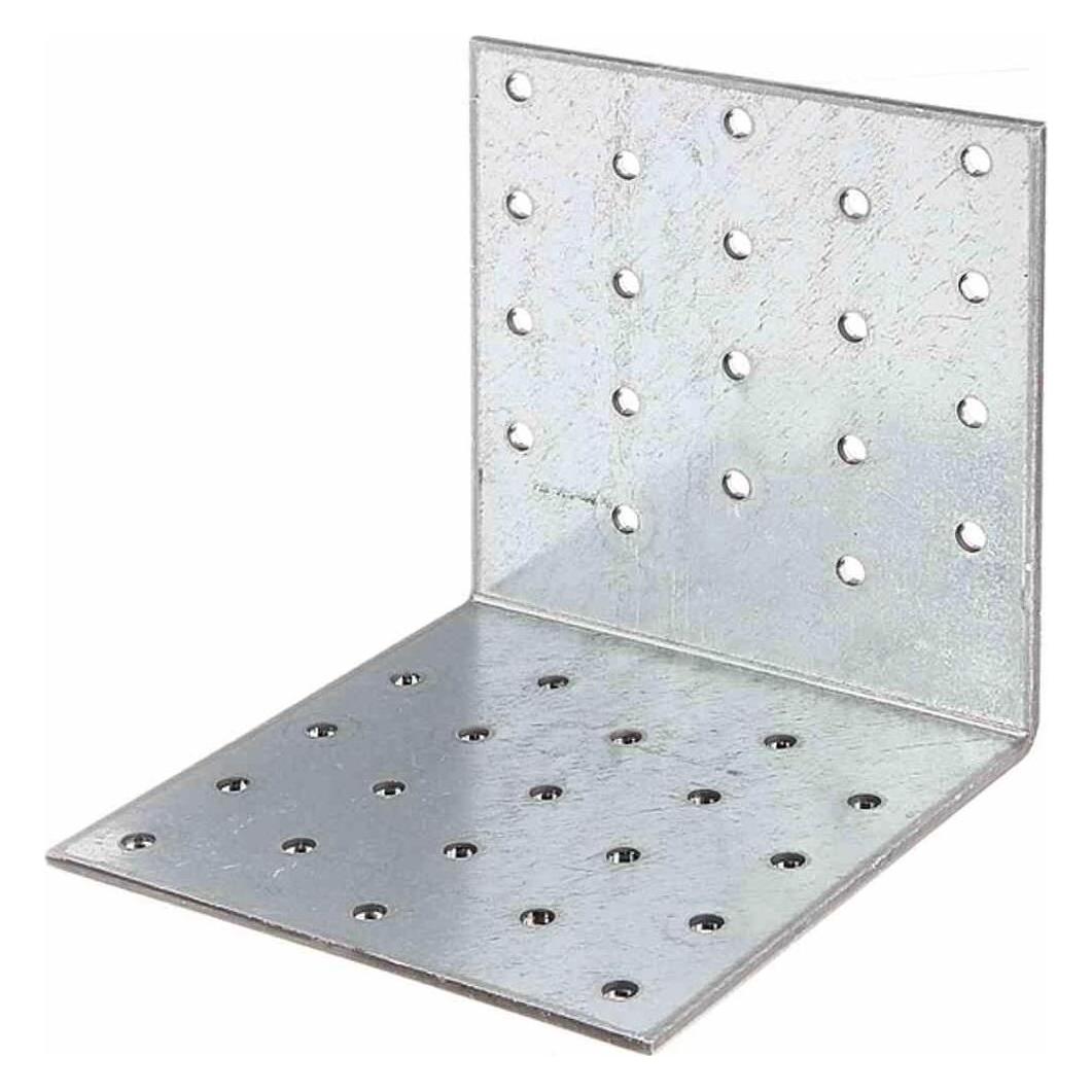 Alberts Lochplattenwinkel 100 x 100 x 100 mm, sendzimirverzinkt, 1 Stck (Lochplattenwinkel, 1 Stk.) (33090 3)