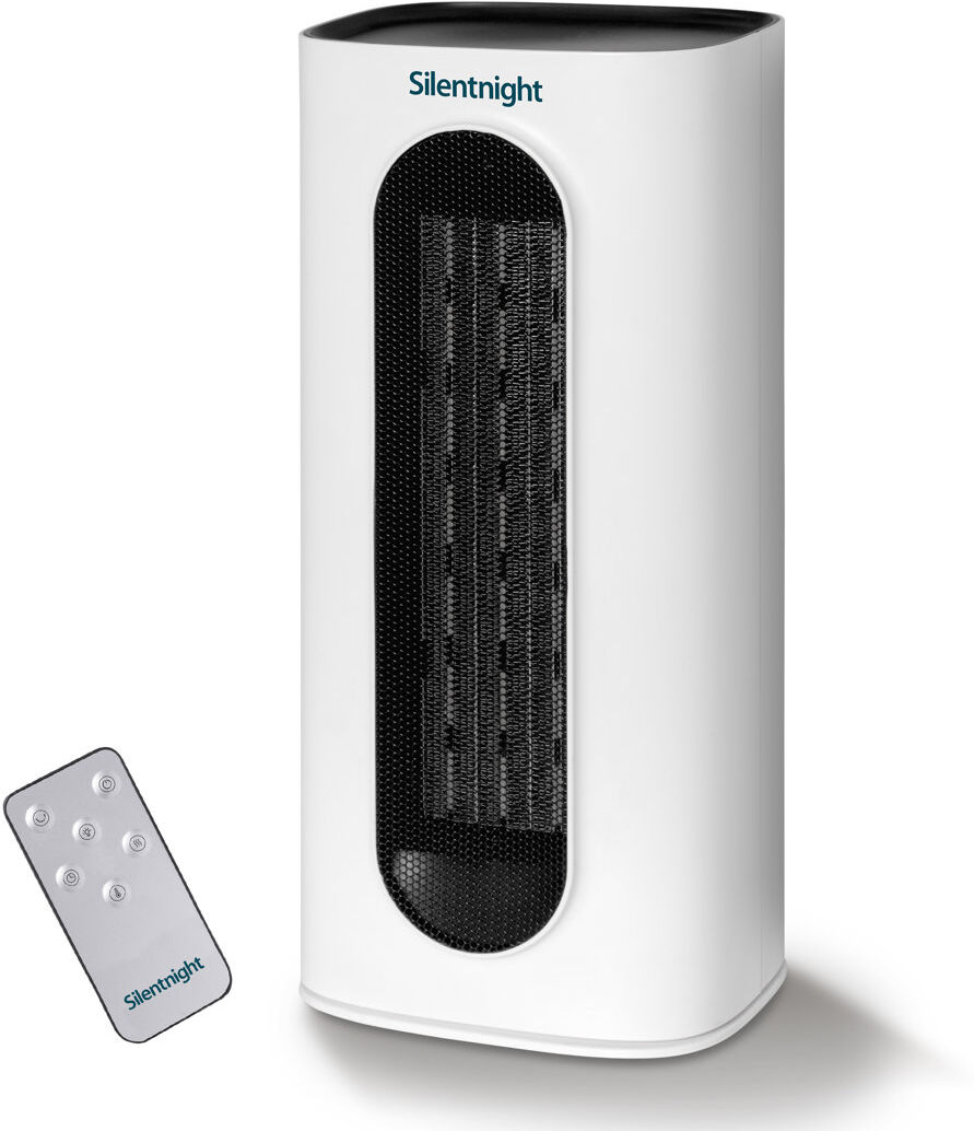 Silentnight Comfort Control Ceramic Fan Heater White 38.5cm H X 17.5cm W X 12.8cm D