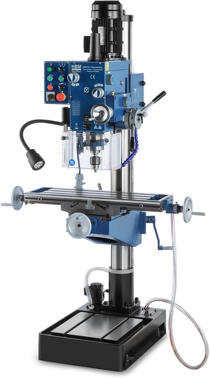 HBM trapano, maschiatrice e fresatrice 40 H Deluxe completa