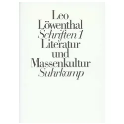 Schriften. 5 Bände, Fachbücher von Leo Löwenthal