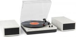 Pladespiller RP165M med Bluetooth og 2 højttalere for stereo lyd / Marble, hvidt