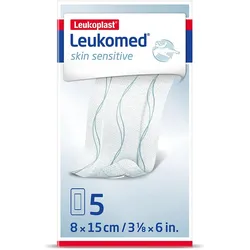 Leukomed skin Sensitive steril 8x15 cm 5 St