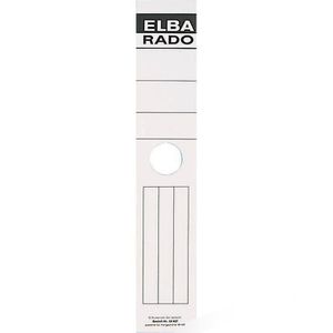 Elba 04407 weiß 59 x 290mm Ordner Rückenschilder, 10 Stück