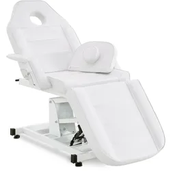 Barberpub Elektrische Tattoo Liege Massageliege, Kosmetikliege Set, Therapieliege Schönheitsausrüstung klappbar & höhenverstellbar, 0100 (Schwarz / Weiß)