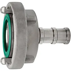 Riegler, Schlauchanschluss + Schlauchverbinder, Storz Kupplung Stutzen drehbar Edelstahl V4A Grösse 65 LW 65 (Kupplung)