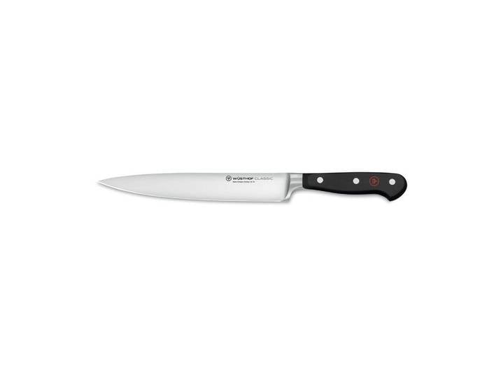 WÜSTHOF Schinkenmesser Schinkenmesser 20 cm Classic schwarz, Schinkenmesser, 31,20cm, Spezialkunststoff, schwarz