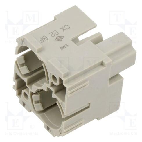 ILME Steckverbinder: HDC Kontakteinsatz weiblich 50V UL94V-0 (CX02BF)
