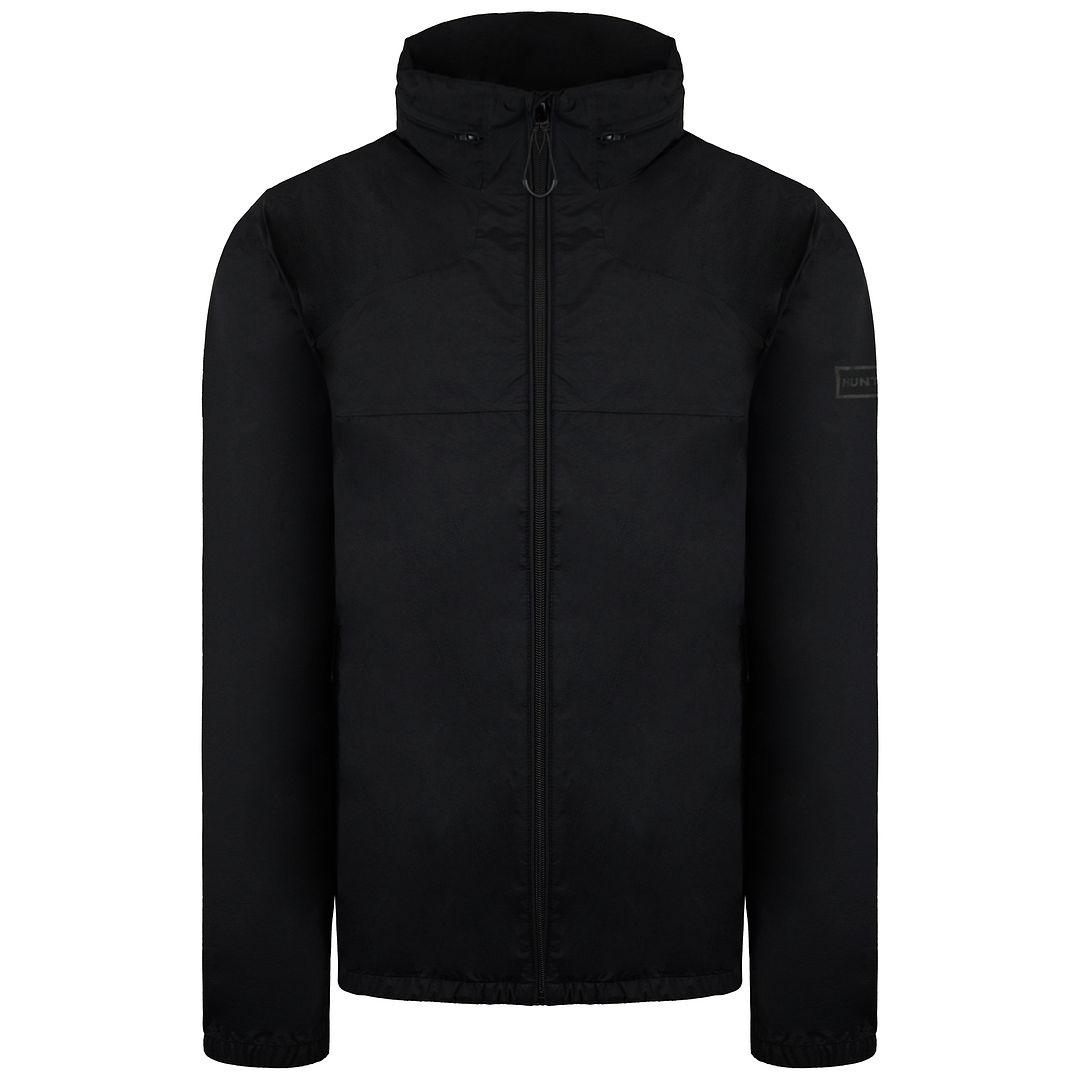 Hunter Travel Recycled Nylon Mens Zwart Shell Jas