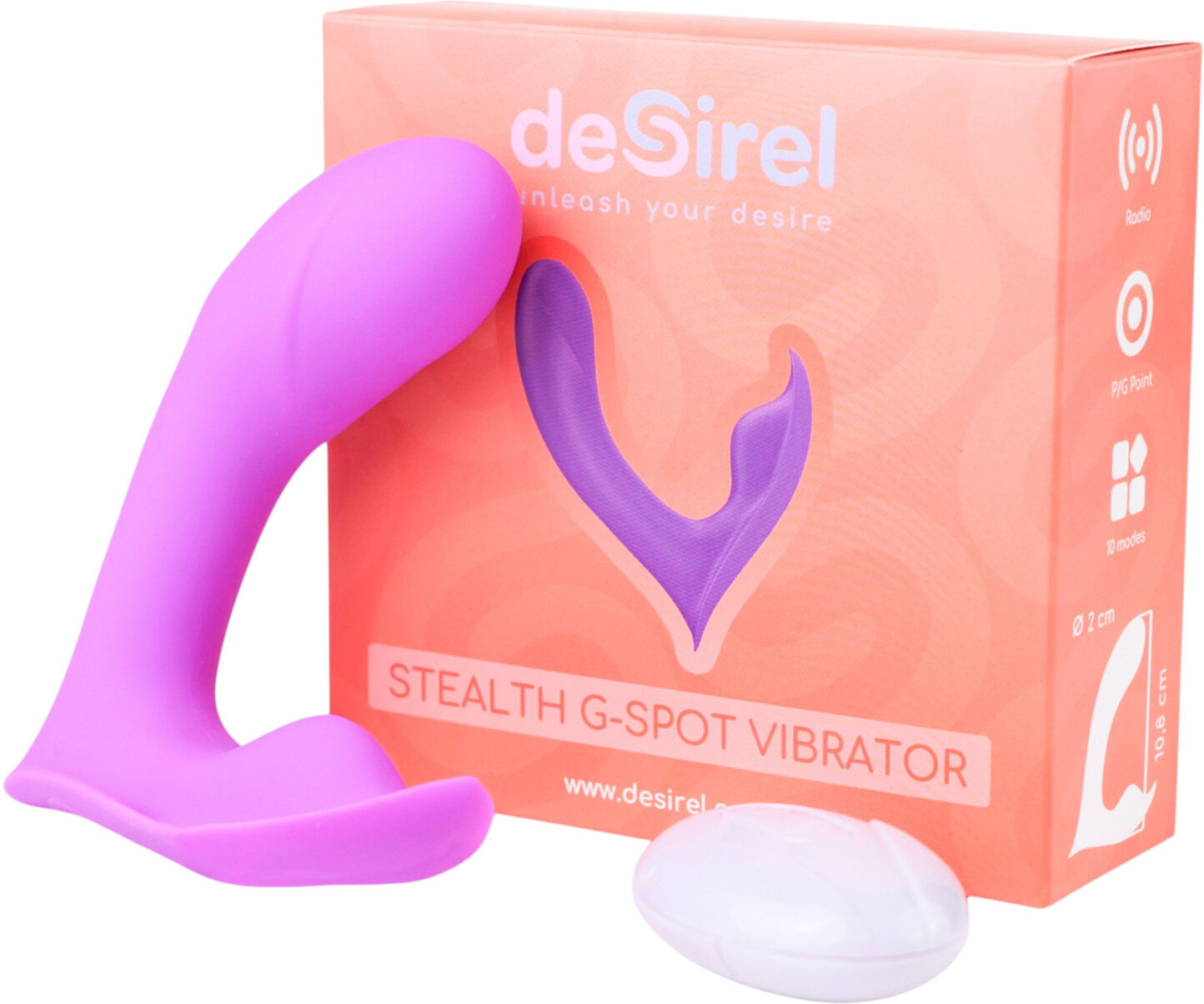 Desirel Insider - G-Spot & Prostate Vibrator (Purple)