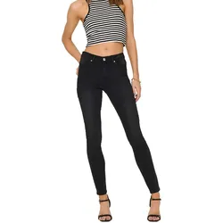 ONLY Wauw Skinny Jeans in verwaschen Schwarz-XL-L32