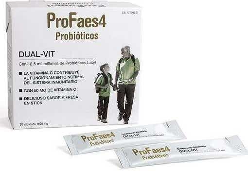 PROFAES 4 ProFaes4 Probióticos Dual Vit 30 sticks