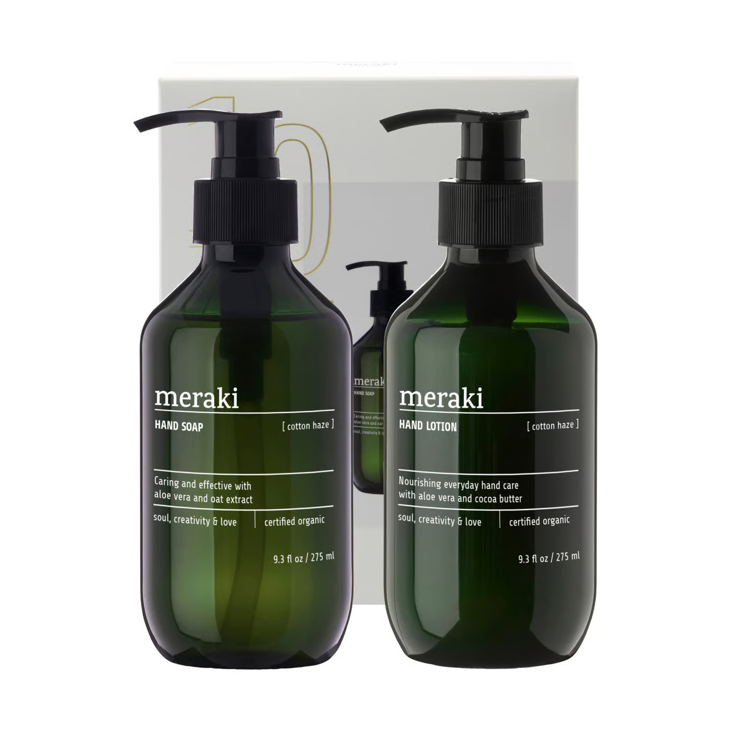 Meraki Geschenkset Handzeep en Handlotion Cotton Haze