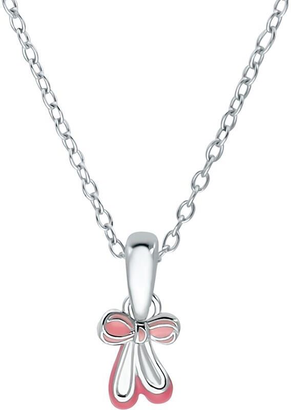Prinzessin Lillifee Kinderkette Ballettschuhe aus 925er Silber, Emaille silber