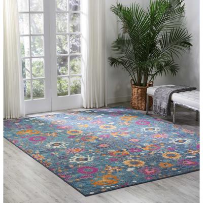 Nourison Passion Boho French Country Floral Area Rug.